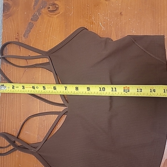 NWOT LULULEMON ALIGN STRAPPY RIBBED WOMEN'S BROWN TANK SIZE 6 - Picture 7 of 10